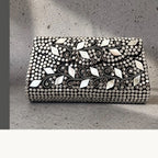 Silver Mother of Pearl Box Clutch — view 2