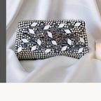 Silver Mother of Pearl Box Clutch — view 3
