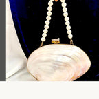 Natural Shell Minaudière Clutch — view 3