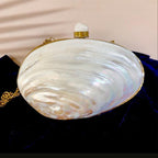 Natural Shell Minaudière Clutch — view 1