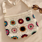 Colourful Granny Square Shoulder Bag — view 2