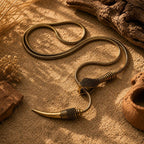 Gold Serpent Lasso Necklace — view 2